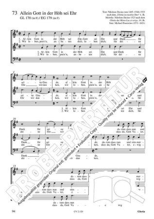 Preview: Allein Gott in der Höh sei Ehr